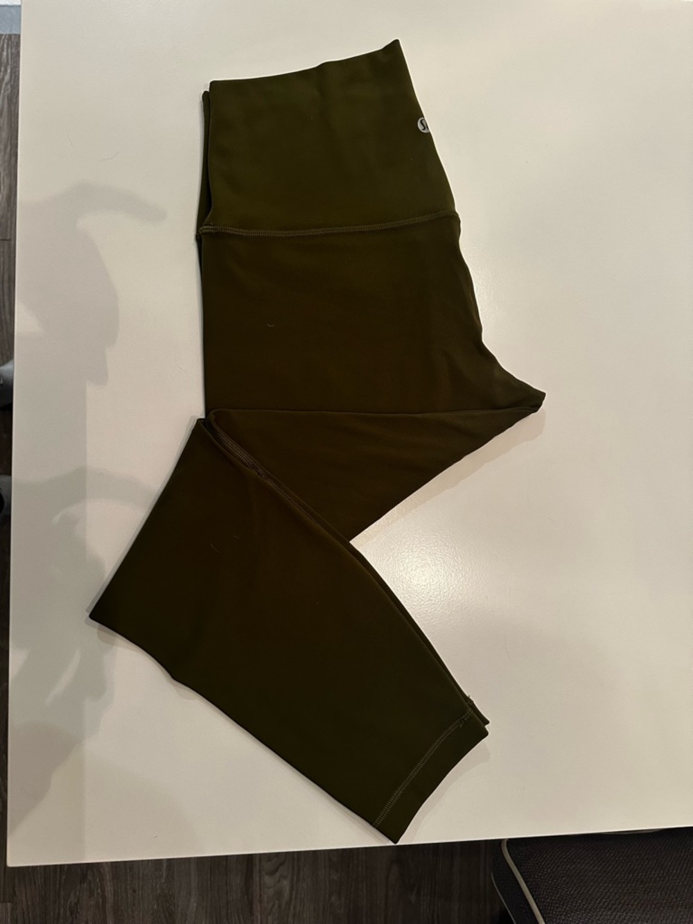 lululemon athletica Olive Green High-Waist Leggings